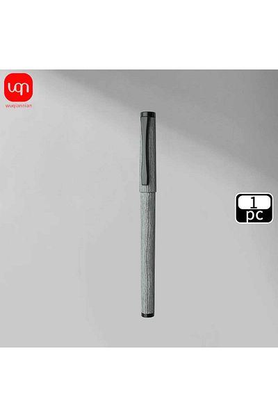 Choice black 1pc Wood grain style neutral pen writing evenly smooth personalized design durable for office