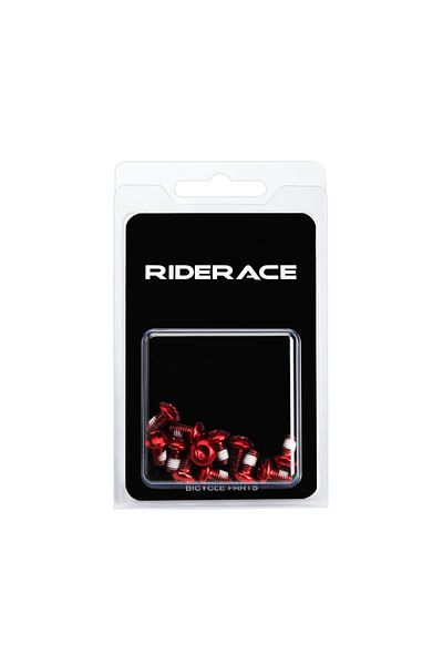 Choice Red 12pcs Bicycle Disc Brake Rotor Bolts T25 Torx M5x9mm Hydraulic Brake Bolt Stainless Steel Road M