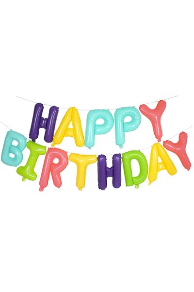 Choice HAPPY BIRTHDAY 16INCH CY609v13MAKALONG 13pcs Birthday Balloon Rose Gold Color Foil Letter Balloons s