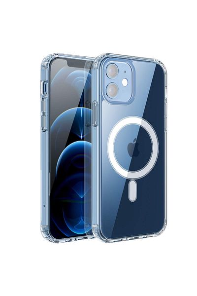 Cellara CELLARA CRYSTAL COLLECTION MAGSAFE BACK PROTECTIVE COVER FOR IPHONE 13 - TRANSPARENT