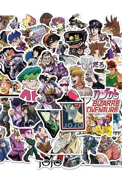 Choice AZ132-50pcs 50pcs Anime JoJos Bizarre Adventure Stickers Cartoon Decals for DIY Guitar Suitcase Skat