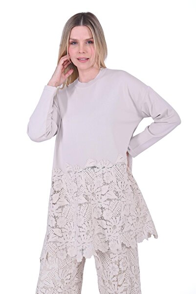 Invee Kopanaki Knitwear Suit Ecru