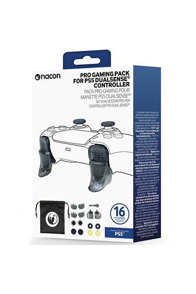 Nacon Kit de accesorii pentru jocuri profesionale pentru controlerul PlayStation 5 DualSense