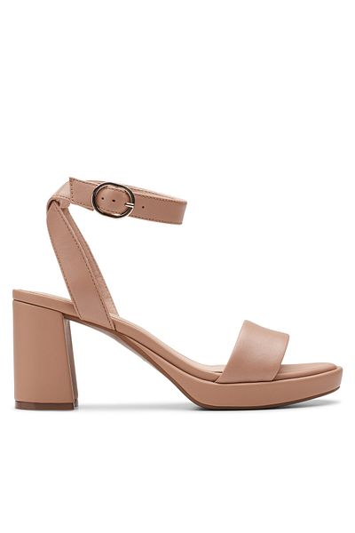 CLARKS Women's Sandals beige CLARKS-26177009 WARM BEIGE LEA