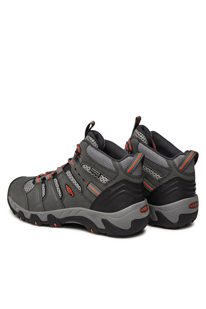 Keen Men's Trekking Boots Gray KEEN-1023000 KOVEN MID WP MAGNET/FIRED BRICK