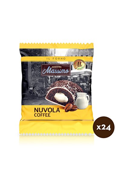 Massimo 45 جرام كعكة القهوة السحابية مستديرة 24 قطعة. (كيكة قهوة نوفولا)