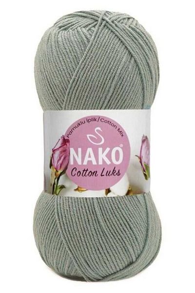 NAKO Βαμβακερό νήμα πλεξίματος χειρός Luks 100 gr Χρώμα Νο:97600