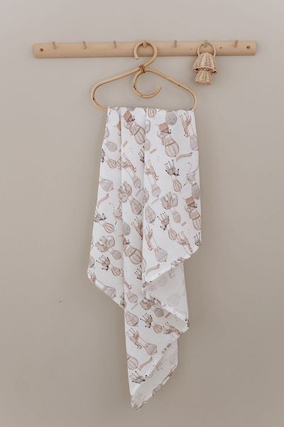 Tuğba Kuğu Muslin Cover - Pureline Series - Dreamland Safari