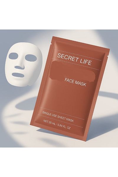 SECRET LİFE Collagen Reinforced Self-Melting Transparent Hydrogel Facial Mask 1 Pcs