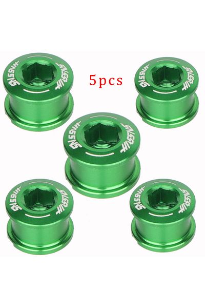 Choice HA 5Pcs Green HASSNS Chainring Bolts 5Pcs Integrated Crankset Mtb Chainwheel Screws Monoplate Cranks