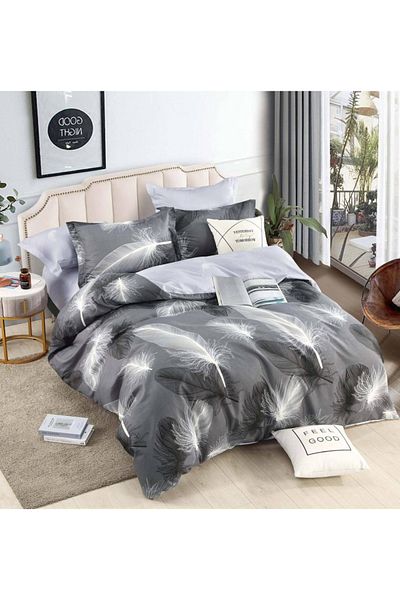 CHIRASO CHIRASO Linen, FINET 6 Pieces, Classic Sheet 234x240cm, Cheerful and Colorful Print