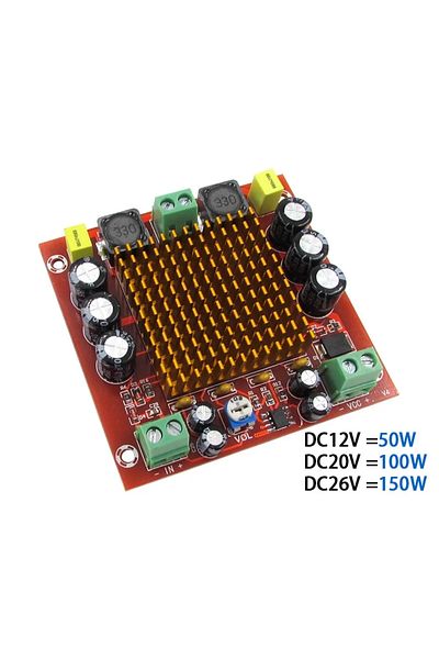 Choice 150W Mono Channel Digital 3116 Power Audio Amplifier Board Preamplifier NE5532 Class D DC12-24V S...