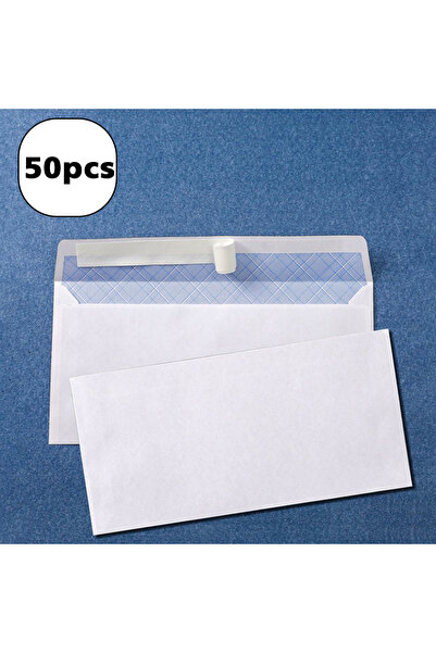 Choice3 50 قطعة من المظاريف 100200/300 قطعة مظاريف بيضاء بدون نافذة 10 #   مظ...