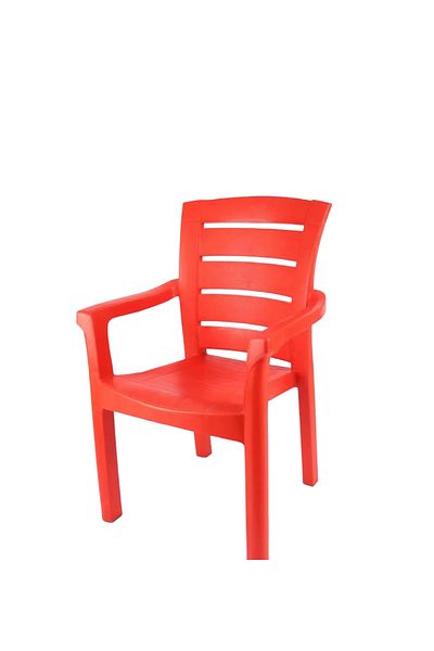 rexa Cadillac Slope Plastic Chair – Dark Beige Wood-Look