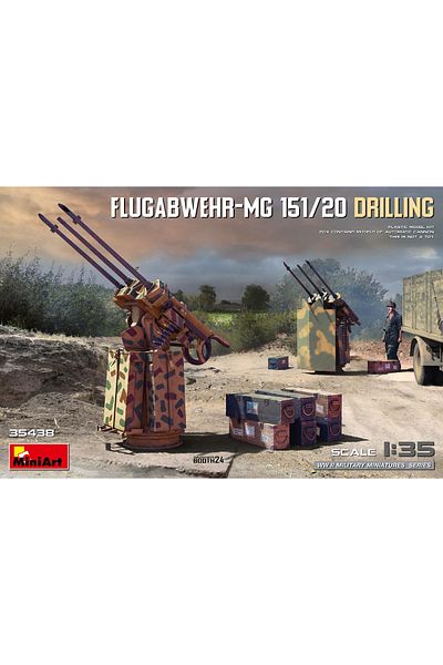 MiniArt 1:35 Flugabwehr-Mg 151/20 Drilling