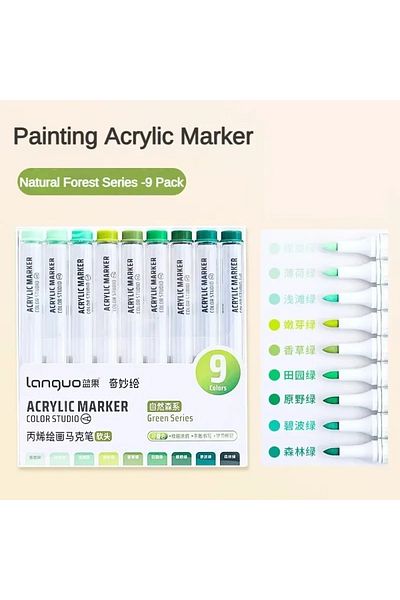 Choice Set C 9/144 Colors Acrylic Paint Art Marker Pen DIY Painting Drawing for Card Ceramic Stone Mug Glas