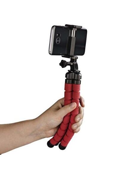 Hama HAMA 4617 Mini Photo Tripod, 26cm (Red)
