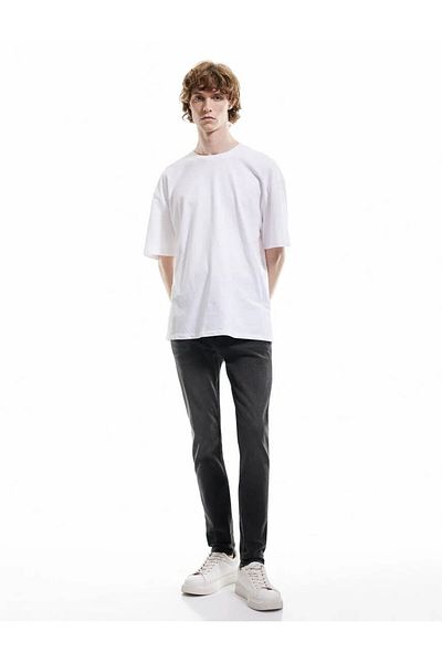 Koton Michael Anthracite Ανδρικό Jean Παντελόνι 5sam40032nd