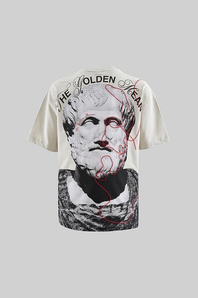 Machinist Men's Aristotle Oversize Space Gray T-Shirt