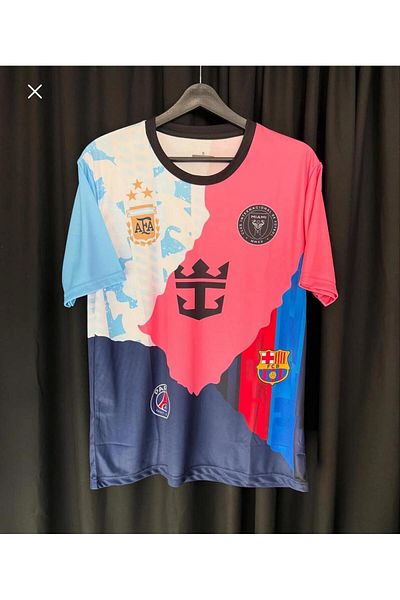 BARBITOS Li̇onel Messi̇ Custom Design (All Ashes) Adult Jersey