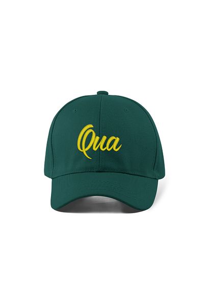 QUATEX Green Sports Hat with Cross Embroidery Unisex Adjustable Velcro Back It Is a Quality Product