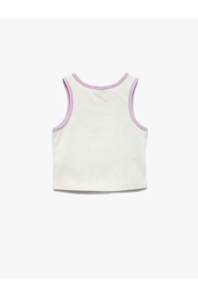 Koton New Season Dog Printed Crew Neck Sleeveless Cotton Undershirt