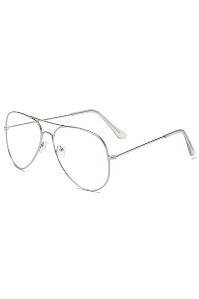 Tessero Aviator Protective Glasses for Computer, Phone Screen, Laptop, TV, Non-Prescription, Transparent Len