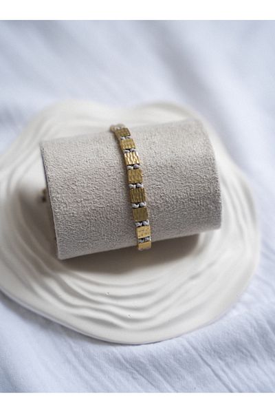 LUNESTA Titanium Bronze Plate Bracelet