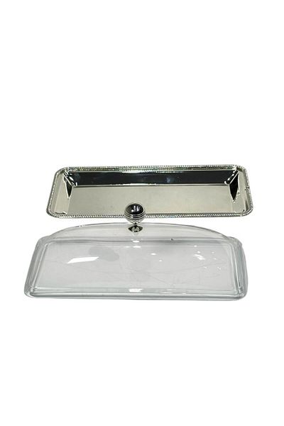 ALMASA Small rectangular tray with acrylic lid
