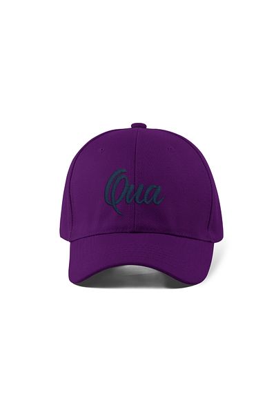 QUATEX Purple Sports Hat with Cross Embroidery Unisex Adjustable Velcro Back It Is a Quality Product