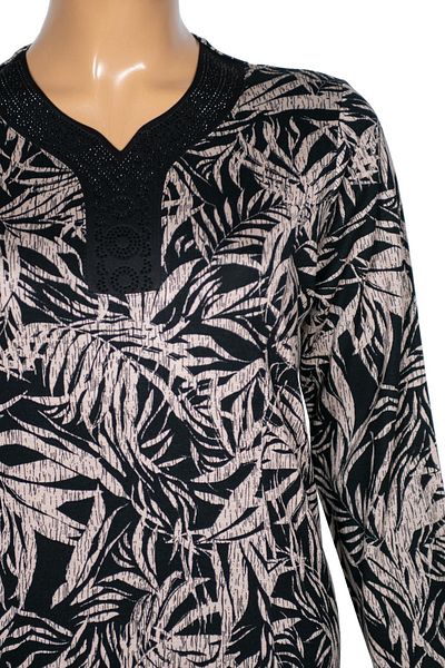 Hermevsim Hesna Women's Minel Battal Size Cup Full Length Navy Blue Dress Pattern 25