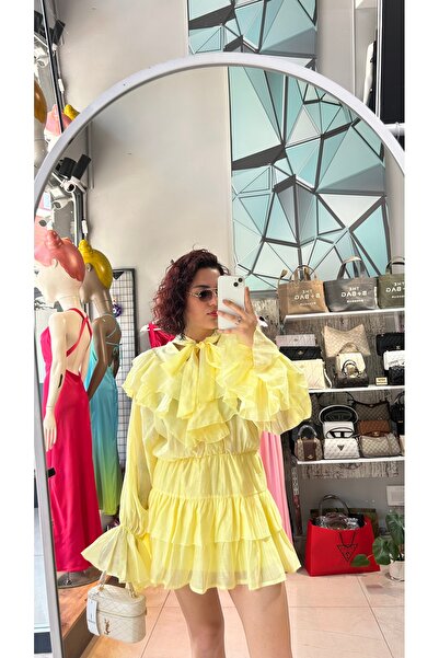 Nupella Butik Fırfırlı elbise