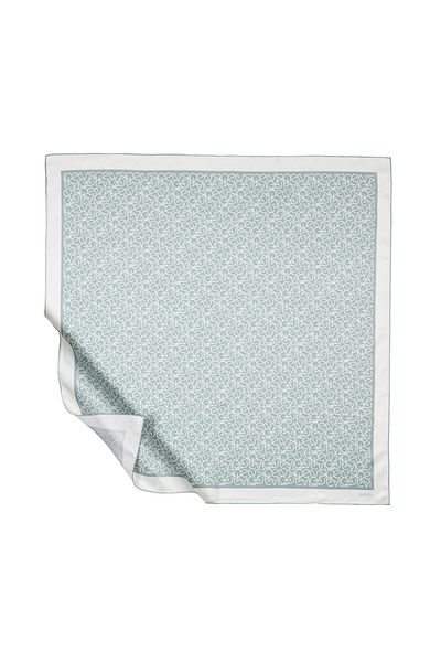 ipekevi Φουλάρι Aqua Green Silk 1119