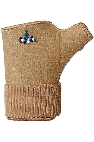 OPPO Thumb Wrist Support - Size L, Medical Polymer for Carpal Tunnel Syndrome