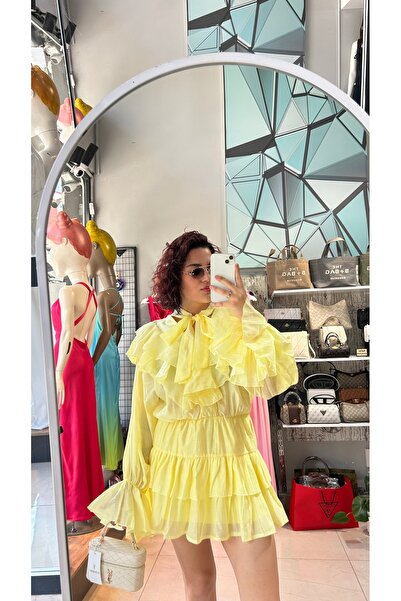 Nupella Butik Fırfırlı elbise
