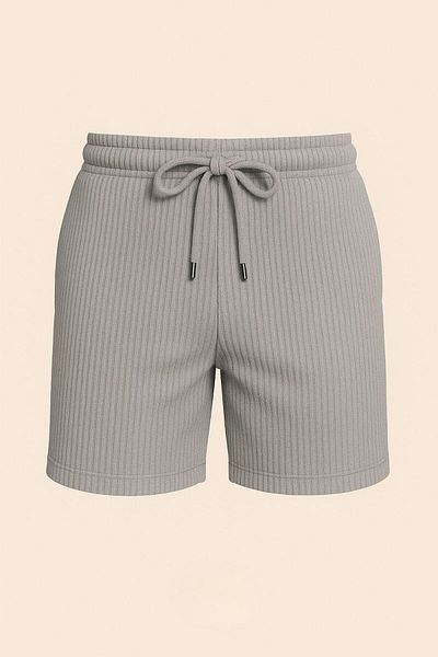 armicem 2-Piece Ottoman Fabric Relaxed Fit Men's Capri