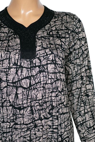 Hermevsim Hesna Women's Minel Battal Size Cup Full Length Black Dress Pattern 22