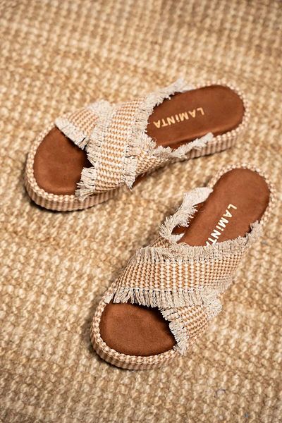LAMİNTA Glimy Tassel Detailed Slippers