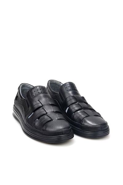 Papuçcity Bms 03204 Orthopedic Men's Daily Leather Summer Shoes