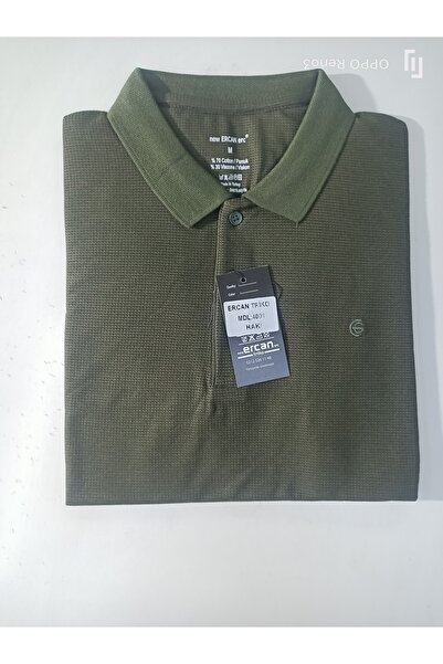 ercan triko Регулярний крій без кишень, футболка з коміром WAFFLE