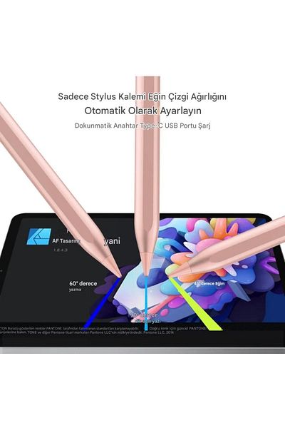 gökmer 2025 Bluetooth Stylus Tablet Pen Compatible with iPad 12Th Generation Compatible 10.9'' A16 Processor