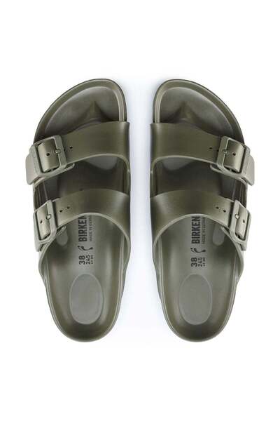 Birkenstock Arizona Essentials Eva χακί στενή γραμμή 1019152, Unisex