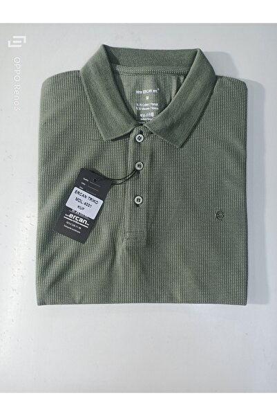 ercan triko Regular Fit Pocketless Waffle Collar T-Shirt