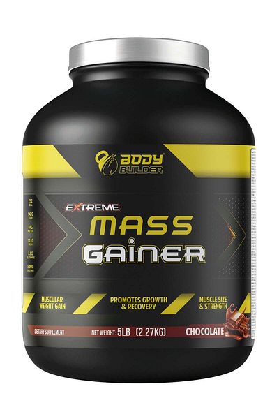 Body Builder Extreme Mass Gainer Chocolate Flavor 5 LB