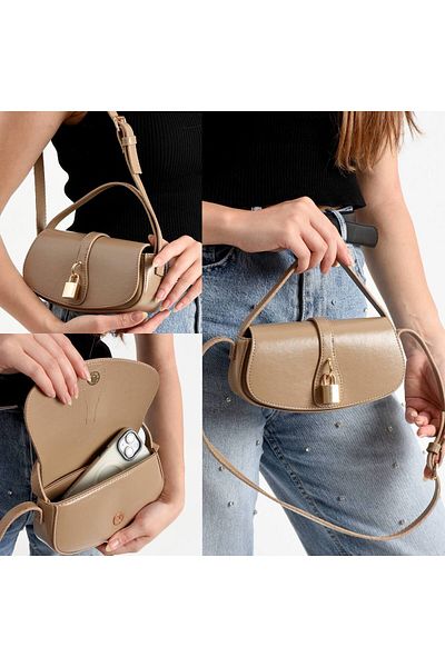 wikidayss Women's Baguette Crossbody Bag