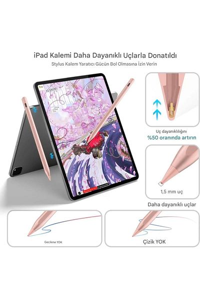 gökmer iPad Air 11'' Compatible (6Th 2025 Bluetooth Stylus Tablet Pen Compatible with Generation) M2 Processor