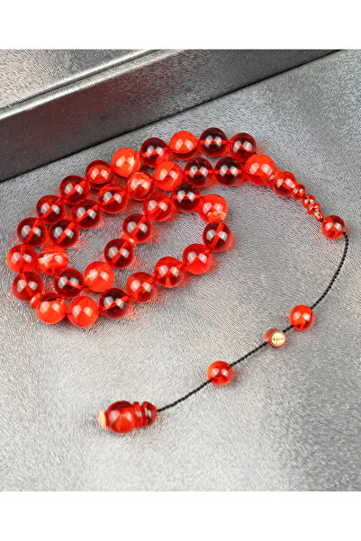 Tesbih-i Hazır Tesbihçilik سبحة من العقيق المضغوط ذات اللون الخاص مع نظام توق...