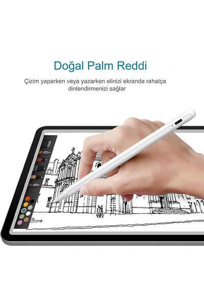 gökmer 2025 Bluetooth Stylus Tablet Pen Palm Rejection Compatible with iPad Pro 11″ (7Th Generation) M4 Processor Yes