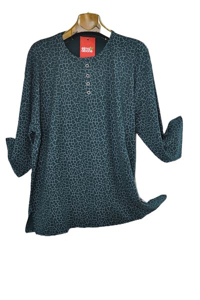 elma abone Super Battal Truvakar Sleeve Combed Bluz