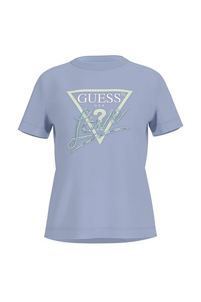 Guess Tricou Cn Ss Love Regular Fit для жінок